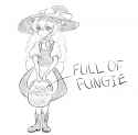 marisa with a basket full of fungie