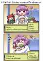 touhou satori and chen and rin and mike professor keep cats english