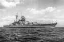 German battleship Bismarck during sea trials after being completed at the Blohm &amp; Voss shipyards in  Hamburg in 1941 CREDIT PHOTO 12, ALAMY STOCK PHOTO