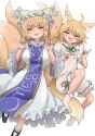 __yakumo_ran_and_kudamaki_tsukasa_touhou_drawn_by_chups__5bbdecaf8e985d8d6bcc0564266c219e