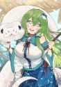 __kochiya_sanae_and_mishaguji_touhou_drawn_by_uchisaki_himari__7a4377e41a7705205173dc0342424595