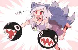 __mitsugashira_enoko_and_chain_chomp_touhou_and_1_more_drawn_by_kurachi_mizuki__ce785462e2dcf94b44eef50ac1df2e6d