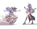 __hinanawi_tenshi_and_yomotsu_hisami_touhou_and_2_more_drawn_by_praeto__sample-f3ec8ec61a20bbeb9535674d8b263dfd