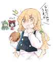 Marisa eats a burger