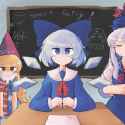 __cirno_kamishirasawa_keine_clownpiece_and_yuuri_touhou_and_1_more_drawn_by_iesonatana__b1f758d1bcd70d2420464516cb1109d1