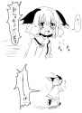 touhou kyouko nervous good morning run away