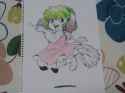 touhou kyouko jump hold broom smile sketchbook