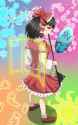 reimu with the blue season