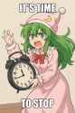 its time to stop