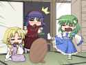 __kochiya_sanae_moriya_suwako_and_yasaka_kanako_touhou_drawn_by_haniwa_leaf_garden__0cfb7a8e44671121f4d024630ae6203d