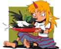 okuu&#039;s birdbath annoys yuugi