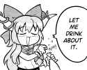 Let me drink about it