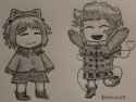 Yuko and Koishi costume swap
