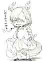 __kicchou_yachie_and_otter_spirit_touhou_drawn_by_spacezin__ecbcdd5a12dbfeb50bd723682ea8ea0c