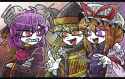 __yakumo_yukari_ibaraki_kasen_and_matara_okina_touhou_drawn_by_suenari_peace__9fe8126ce128c9444b8db212addc7d38