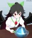 determined okuu divines the demon core