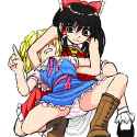 __hakurei_reimu_and_alice_margatroid_touhou_drawn_by_yamija__2d56d795e22c6fd0690357b2aa72613b
