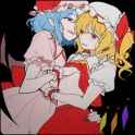 __remilia_scarlet_and_flandre_scarlet_touhou_drawn_by_sarukana__bb783a55eeb900147f31b101b68078a2