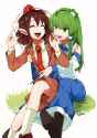 __kochiya_sanae_and_shameimaru_aya_touhou_drawn_by_shirokaba114__489fe665978670ecef82758f3d29338c