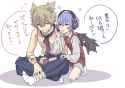 __remilia_scarlet_and_toyosatomimi_no_miko_touhou_drawn_by_kawayabug__fb5acc00e883f600c36e67390b7843e4