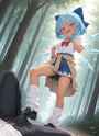 Cirno after spending time in the outside world