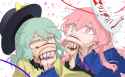 __komeiji_koishi_and_hata_no_kokoro_touhou_drawn_by_kiminami__265dad440a0cdd35061b81b3f24bdb1d