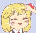 13148 - embodiment_of_scarlet_devil eyes_closed headpatting rumia wholesome