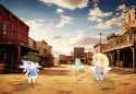 13157 - alternate_headwear alternate_outfit badass breasts cirno cowboy embodiment_of_scarlet_devil fairy gun lemontene pistol real_life revolver weapon wings
