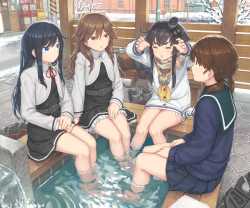 __asashio_tokitsukaze_asashio_kai_ni_shirayuki_arashio_and_1_more_kantai_collection_drawn_by_hayashi_naoharu__f6afc4333c815dc8a4596d96a84b6b65