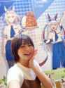Ozora Naomi at the Uma Musume Cinderella Gray × Brunch Park Collab