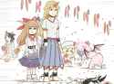 __remilia_scarlet_flandre_scarlet_ibuki_suika_hoshiguma_yuugi_ibaraki_kasen_and_2_more_touhou_drawn_by_asutora__9d64b410fd5397d74501c9c9f925bde7