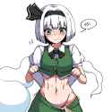 Youmu tummy by ehehe52921343