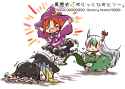 __kirisame_marisa_kamishirasawa_keine_and_ex_keine_touhou_and_1_more_drawn_by_okome_kome_kuma__35c0d25243eed140eec815579e2403c6
