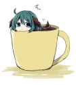 touhou kyouko minigirl in cup of coffee