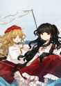 __girl_who_trained_on_mt_haku_and_hourai_girl_touhou_and_1_more_drawn_by_retrochaossan__2d44712261d553ee0e06da4564483551