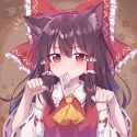 __hakurei_reimu_and_nyan_cat_touhou_and_2_more_drawn_by_kaoling__sample-eb9b4f54d7b2e0145809958204f80996