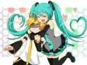 miku n len relieve some stress after the concert