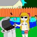 4th of july clownpiece
