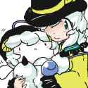 touhou koishi hug sheep
