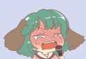 6356 - crying eyes_closed instrument kasodani_kyouko screaming singing ten_desires