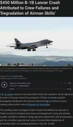 Screenshot 2024-07-26 at 21-27-43 $450 Million B-1B Lancer Crash Attributed to Crew Failures and &#039;Degradation of Airman Skills&#039;