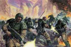 How would modern militaries fare compared to the average Imperial Guard regiment?