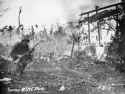 US Marine with BAR Browning Automatic Rifle Saipan