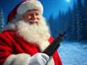 Santa and his aislop rifle