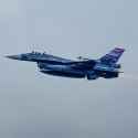 A Japan Air Self-Defense Force Mitsubishi F-2 takes off from Tsuiki Air Base, Japan in support of Keen Sword 25. (cedrique oldaker)