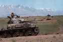 Israeli Sherman tanks on the Golan Heights