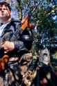 Croat fighter armed with Romanian PM md.63 assault rifle, Croatia, 1991 period.