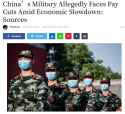 china military pay cut