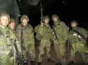 Finnish soldiers nighttime