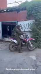 russian dirt bike assault